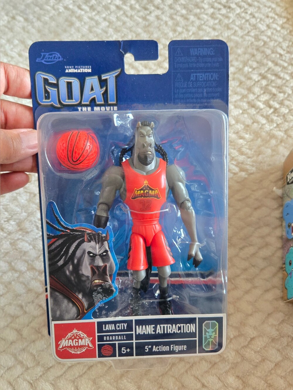 *NEW* Jada Toys Goat The Movie MANE ATTRACTION 5" Action Figure w/ Roarball (D3)